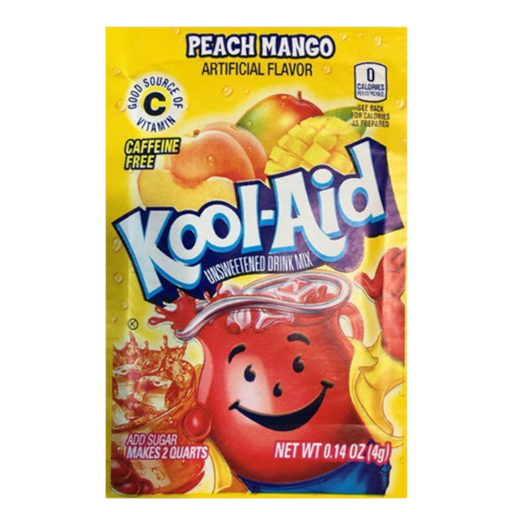 [Drin-All-SE-5894] Drinks Kool Aid Sachet Peach Mango NPM 4g 48