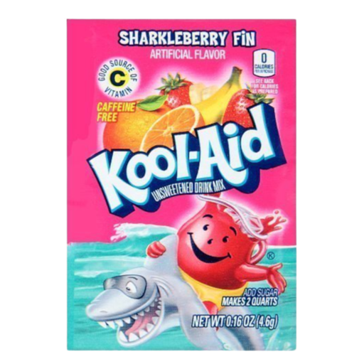 [Drin-All-SE-5895] Drinks Kool Aid Sachet Sharkleberry Fin NPM 4.6g 48