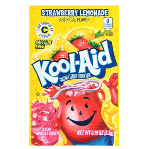 [Drin-All-SE-5896] Drinks Kool Aid Sachet Soarin' Strawberry Lemonade