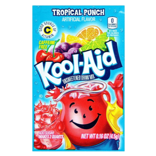 [Drin-All-SE-5897] Drinks Kool Aid Sachet Tropical Punch NPM 4.5g 48