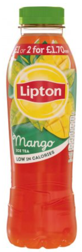 [Drin-All-SE-6157] Drinks Lipton Ice Tea Mango PM 1.00-2 For 1.70 500ml 12