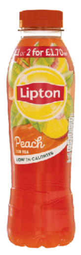 [Drin-All-SE-6147] Drinks Lipton Ice Tea Peach PM 1.00-2 For 1.70 500ml 12