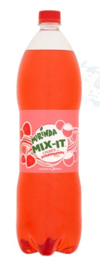 [Drin-All-SE-5923] Drinks Mirinda Mix It Strawberry-Lychee NPM 500ml 12