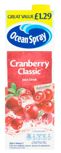 [Drin-All-SE-6170] Drinks Ocean Spray Cranberry Classic PM 1.29 1L 6