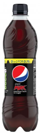 [Drin-All-SE-6159] Drinks Pepsi Max PM 1.00-2 For 1.70 500ml 12
