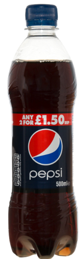 [Drin-All-SE-6122] Drinks Pepsi Regular PM 2 For 1.50 500ml 12