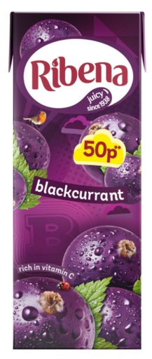 [Drin-All-SE-6136] Drinks Ribena RTD Blackcurrant PM 0.50 250ml 24