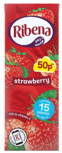 [Drin-All-SE-6064] Drinks Ribena Strawberry PM 0.50 250ml 24