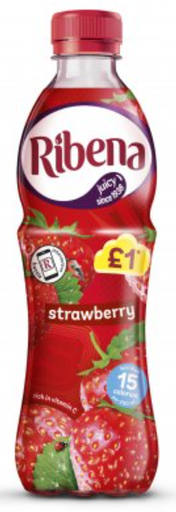 [Drin-All-SE-6141] Drinks Ribena Strawberry PM 1.00 500ml 12