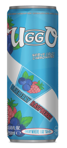 [Drin-All-SE-5579] Drinks Uggo Blueberry Raspberry NPM 250ml 12