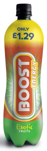 [Ener-All-SE-6192] Energy Drinks Boost Energy Exotic Fruits PM 1.29 1L 12