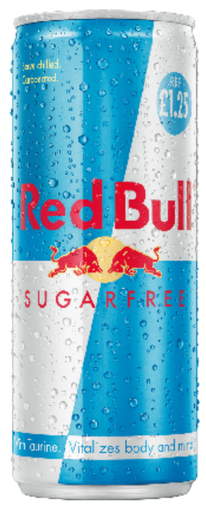 [Ener-All-SE-6308] Energy Drinks Red Bull Original Sugar Free PM 1.25 250ml 24