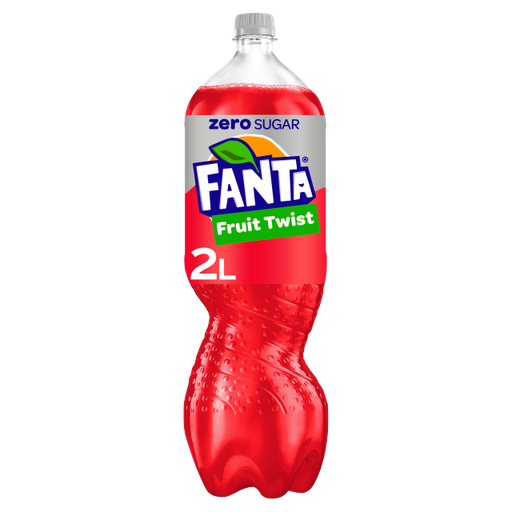 [Fant-All-SE-6338] Fanta Fruit Twist ZERO 2L x 6 (Bottle)
