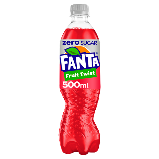 [Fant-All-SE-6330] Fanta Fruit Twist ZERO 500ml x 12 (Bottle)