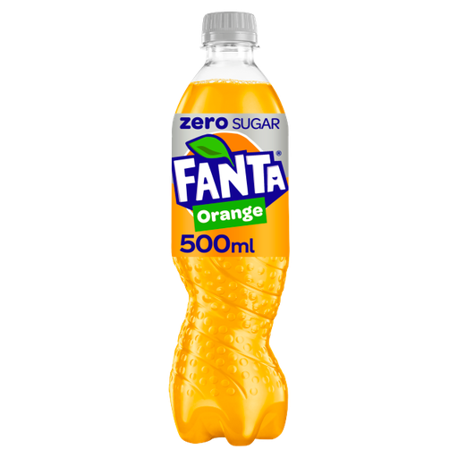 [Fant-All-SE-6343] Fanta Orange ZERO 500ml x 12 (Bottle)