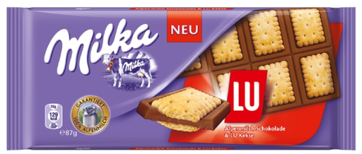 [Choc-All-SE-4784] Chocolates Milka Alpine Milk and LU NPM 87g 18