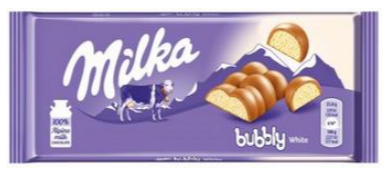 [Choc-All-SE-4546] Chocolates Milka Bubbly White NPM - 15