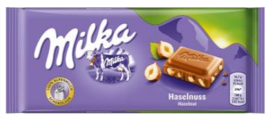 [Choc-All-SE-4796] Chocolates Milka Hazelnuts NPM 100g 20