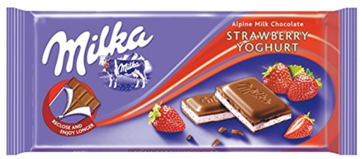 [Choc-All-SE-4559] Chocolates Milka Strawberry Yoghurt NPM 100g 22