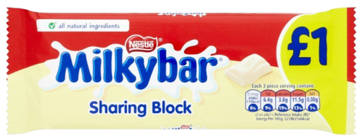 [Choc-All-SE-4949] Chocolates MilkyBar Blocks PM 1.00 - 12