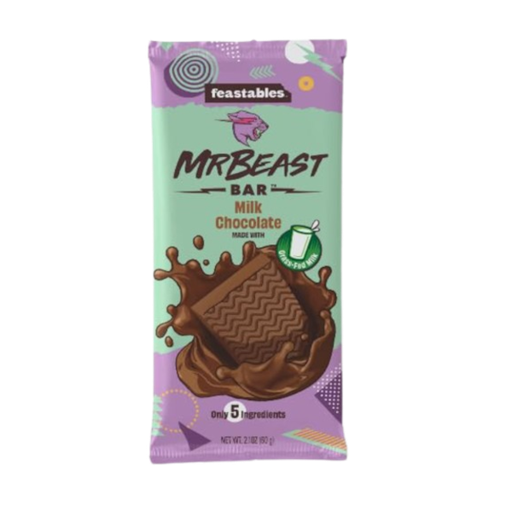 [Choc-All-SE-4825] Chocolates Mr Beast Bar Milk Chocolate NPM 60g 10