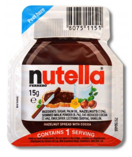 [Choc-All-SE-4841] Chocolates Nutella Spread Tub T15G NPM - 120