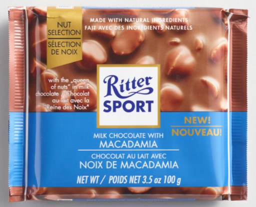 [Choc-All-SE-5046] Chocolates Ritter Sport Cocoa Macadamia Nuts NPM 100g 11