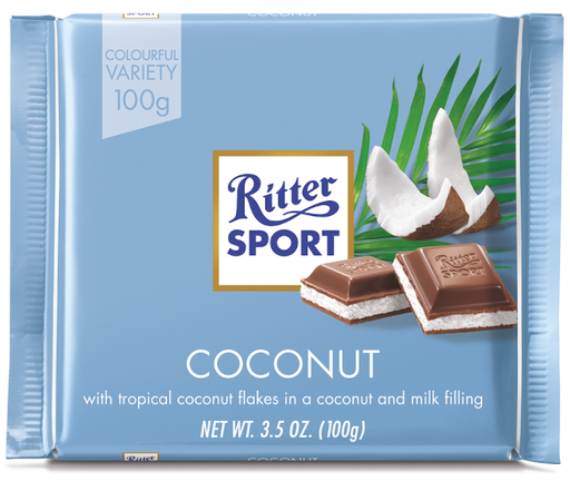 [Choc-All-SE-5040] Chocolates Ritter Sport Coconut NPM 100g 5