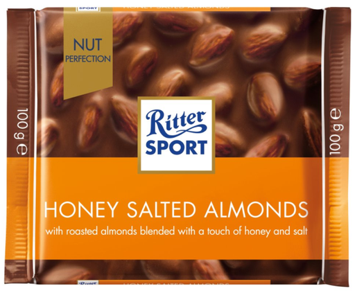 [Choc-All-SE-5045] Chocolates Ritter Sport Honey Salt Almond NPM 100g 5