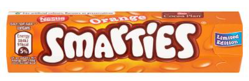 [Choc-All-SE-4868] Chocolates Smarties Orange Hexa Tube NPM 38g 48