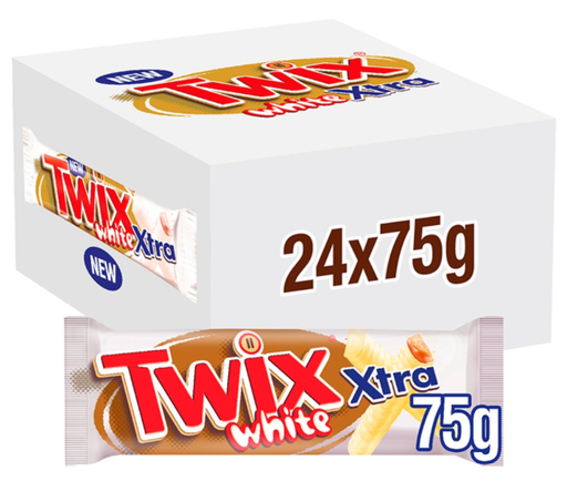 [Choc-All-SE-5098] Chocolates Twix Xtra White NPM 75g 24