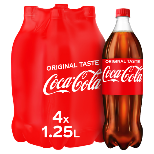 [Coca-All-SE-5126] Coca-Cola 1.25L - 4pk (Bottle)