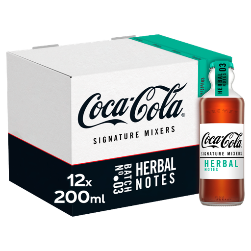 [Coca-All-SE-5168] Coca-Cola Signature Mixers Herbal 200ml x12 (Glass)