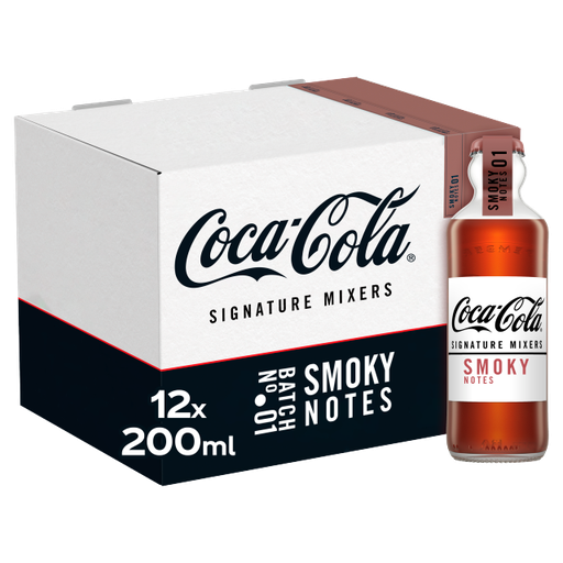 [Coca-All-SE-5169] Coca-Cola Signature Mixers Smoky 200ml x12 (Glass)