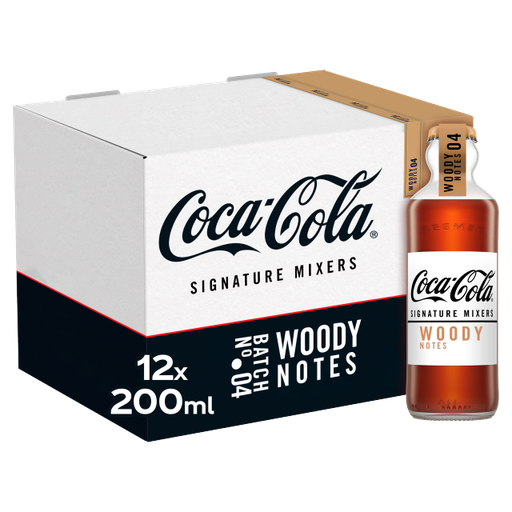[Coca-All-SE-5170] Coca-Cola Signature Mixers Woody 200ml x12 (Glass)