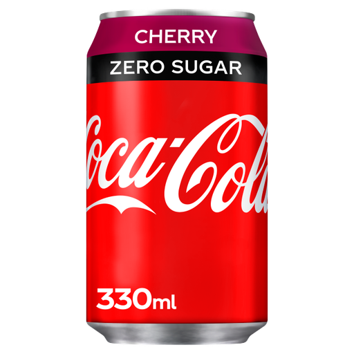 [Coca-All-SE-5130] Coca-Cola ZERO Cherry 330ml x 24 (Can)