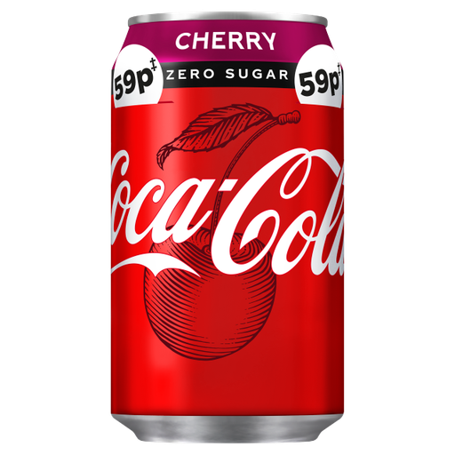 [Coca-All-SE-5167] Coca-Cola ZERO Cherry 330ml x 24 PMP 59p