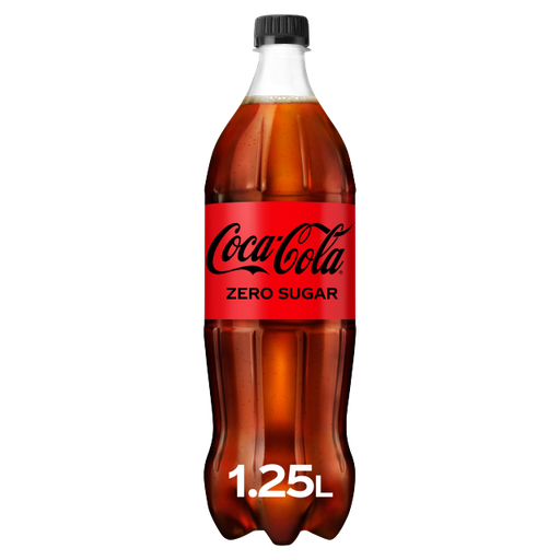 [Coca-All-SE-5154] Coca-Cola ZERO Sugar 1.25L x 12 (Bottle)