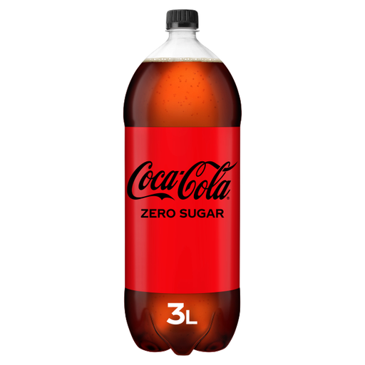 [Coca-All-SE-5124] Coca-Cola ZERO Sugar 3L x 6 (Bottle)
