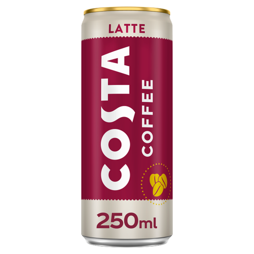 [Cost-All-SE-5190] Costa Coffee Latte 250ml x 12 - (Can)
