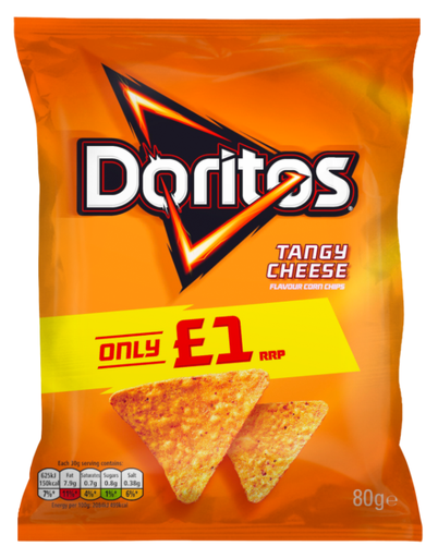 [Cris-All-SE-5478] Crisps Doritos Tangy Cheese PM 1.00 80g 12