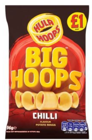 [Cris-All-SE-5218] Crisps KP Big Hula Hoops Chilli PM 1.00 96g 12