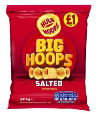 [Cris-All-SE-5232] Crisps KP Big Hula Hoops Salted PM 1.00 87.4g 16