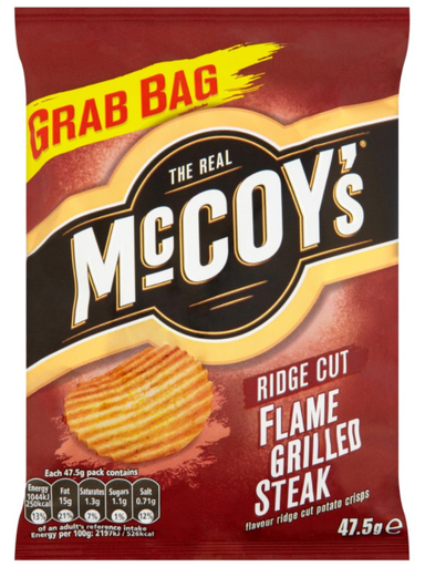 [Cris-All-SE-5209] Crisps McCoys Grilled Steak NPM 47.5g 30