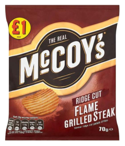 [Cris-All-SE-5225] Crisps McCoys Ridge Cut Flame Grilled Steak PM 1.00 - 16