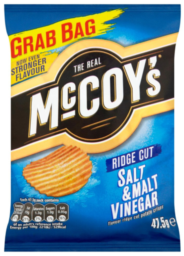 [Cris-All-SE-5207] Crisps McCoys Salt and Malt Vinegar NPM 47.5g 36