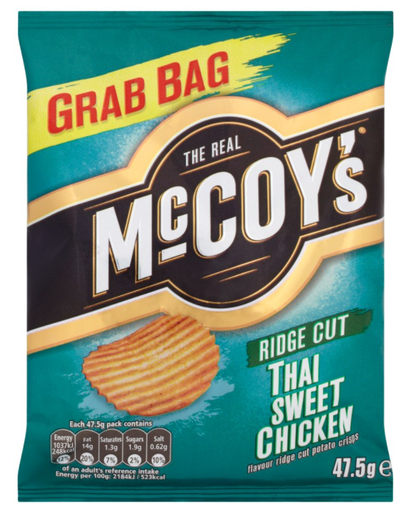 [Cris-All-SE-5213] Crisps McCoys Thai Sweet Chicken NPM 47.5g 30