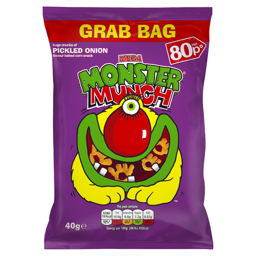 [Cris-All-SE-5463] Crisps Monster Munch Pickled Onion PM 0.80 - 30
