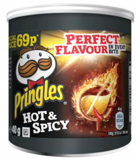 [Cris-All-SE-5503] Crisps Pringles Hot Spicy PM 0.69 40g 12