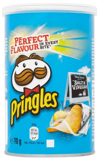 [Cris-All-SE-5497] Crisps Pringles Salt and Vinegar NPM 70g 12